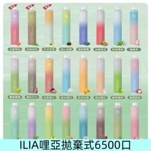 ILIA BAR 4 哩啞一次性拋棄式電子煙|6500口大容量