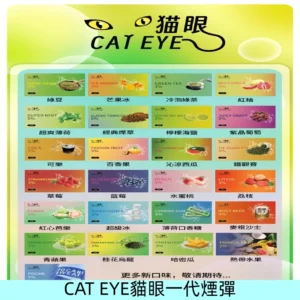 貓眼CATEYE替換式一代煙彈 兼容ILIA哩亞 SP2S KIS5等各式主機